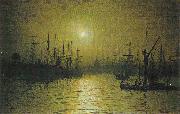 Atkinson Grimshaw Thames oil painting reproduction